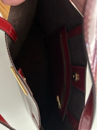 Bolso Bimba y Lola Rojo y Dorado