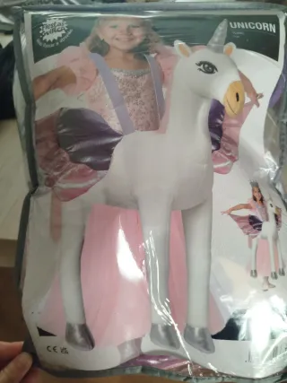 Disfraz Unicornio Talla 7-9