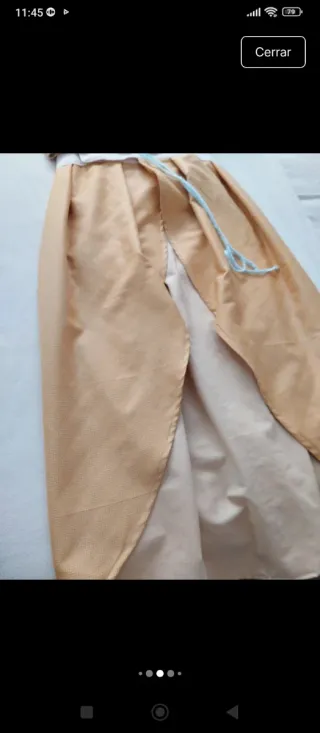 Vestido Medieval , falda , sobrefalda , cinturón