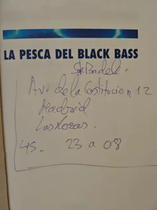 La pesca del black bass Libro Joan Arnal