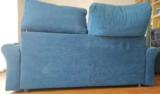 Sofá de 2 plazas azul