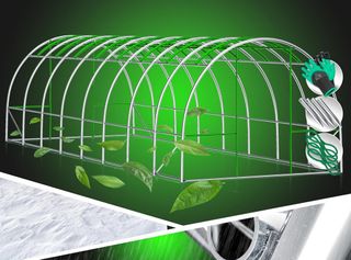 Invernadero Estable 800cm con 16 Ventanas