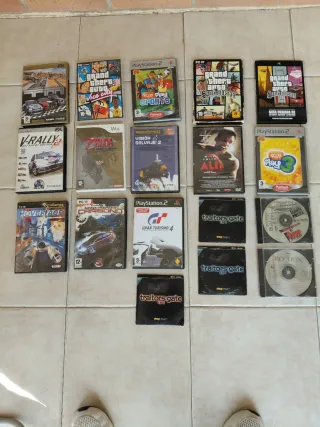 Lote Videojuegos PC, PS2, Wii