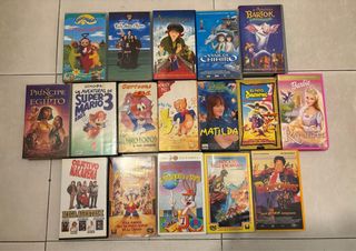 17 VHS Infantiles Variados