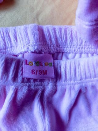 Conjunto bebé ositos rosa 6-9 meses