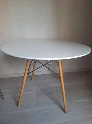 4 Sillas diseño madera estilo nórdico para comedor