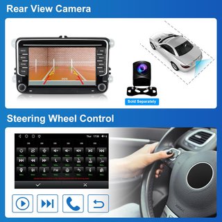 Radio de Coche Android con Pantalla de Navegación