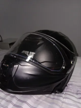 Casco GIVI Negro Moto chaqueta guantes