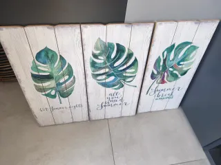 Quadri Decorativi Foglie Tropicali