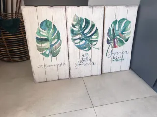 Quadri Decorativi Foglie Tropicali