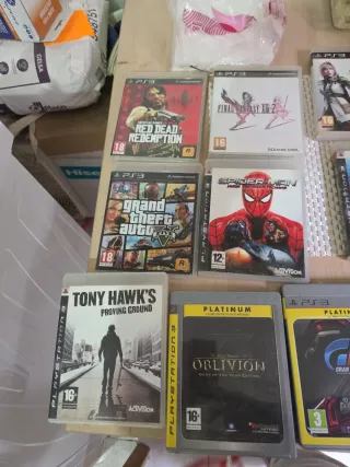 Lote Juegos PS3: Red Dead, GTA V, Spiderman...