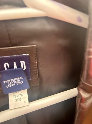 Chaqueta de cuero auténtico GAP