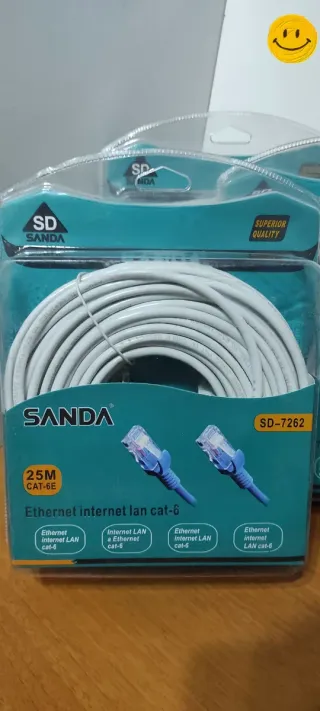 Cable Internet LAN CAT-6 25M A ESTRENAR