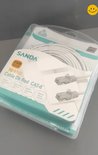 CABLE INTERNET LAN-25M CAT-6 ESTRENA