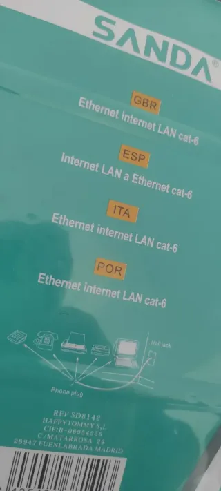 CABLE INTERNET LAN-25M CAT-6 ESTRENA
