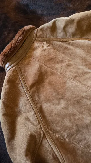 Vintage Women’s Leather Coat – Camel – 90S