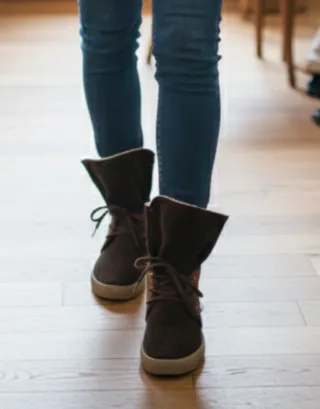 Botines Aro ante y piel Talla 38