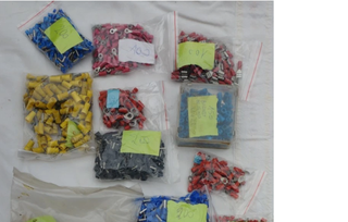 Lotto capicorda/puntali assortiti