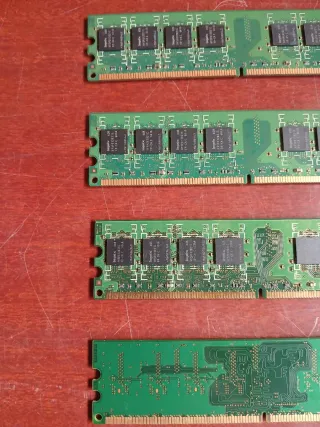 4 Memorias RAM Hynix 1GB DDR2