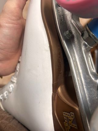 Patines de patinaje artistico blancos talla 32