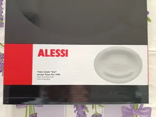 Alessi Piatto da portata ovale porcellana NUOVO