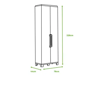 Armario alto 78x226x44