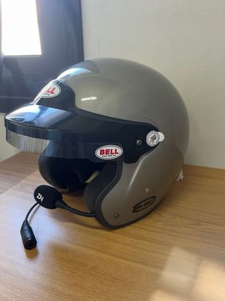 Casco Bell Mag Rally Titanium + Intercom