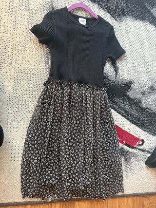 Vestidos niña negro y ginda 9años ZARA