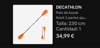 Pack Kayak Completo Itiwit 2-3 personas
