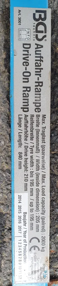 Rampas elevadoras para coche (2 unidades)