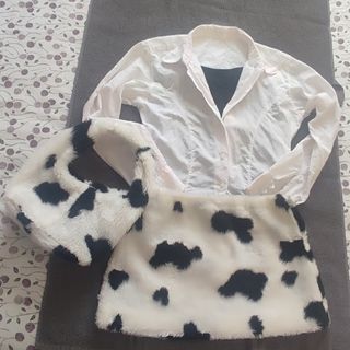 Disfraz de Mujer vaquera bolso a juego