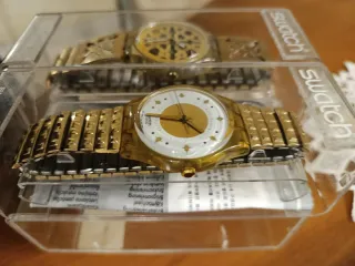Orologi x Nr 2 Swatch Colore Oro Nuovi Complet €49