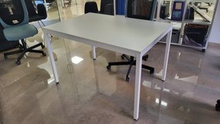 Mesa de oficina blanca 120x80cm