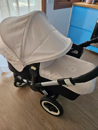 Carrito Gemelar Bugaboo Beige