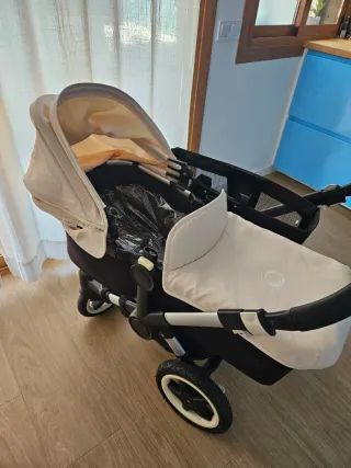Carrito Gemelar Bugaboo Beige