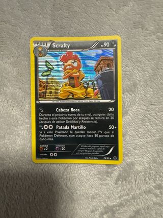Carta Pokémon Scrafty