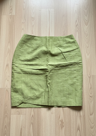 Conjunto Traje Vintage Mujer L Verde Chaqueta Fald