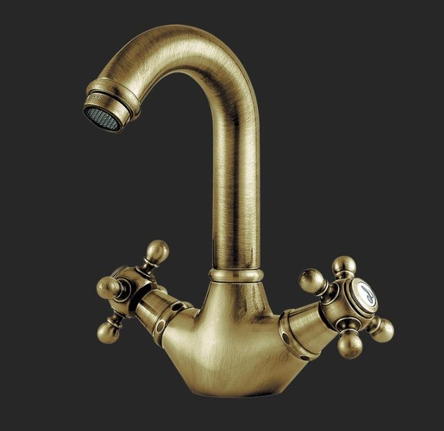 Grifo Monomando Clásico Latón Viejo GRB