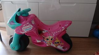 Moto de juguete Shimmer & Shine rosa