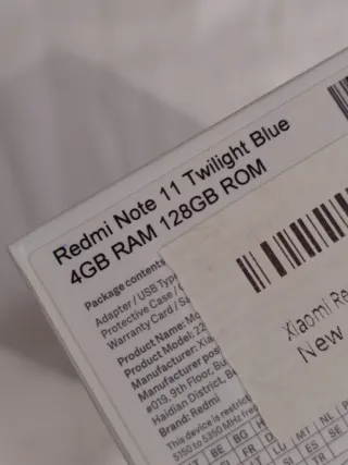 Xiaomi Redmi Note 11 Azul