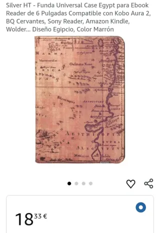 Silver HT Funda Universal Case Egypt para Ebook