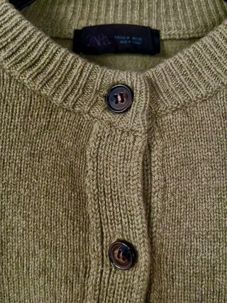 Jersey Zara Verde Oliva