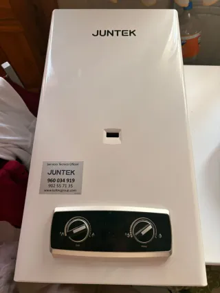 Calentador JUNTEK blanco casi nuevo