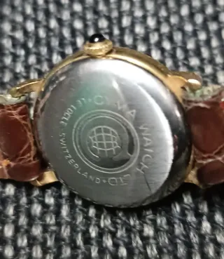 Reloj CYMA Dorado con Correa Marrón