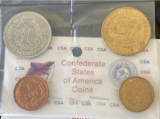 Stati Uniti - Lotto 4 Monete Riconio Stati Confede