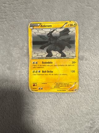 Carta Pokémon Zekrom