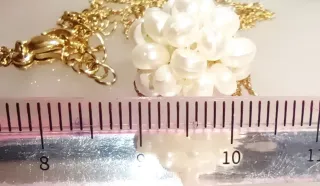 Collar Chapado Oro Perlas Naturales