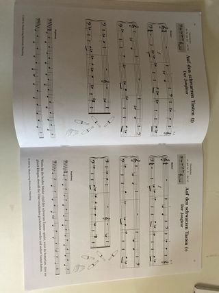 Libro de piano alemán