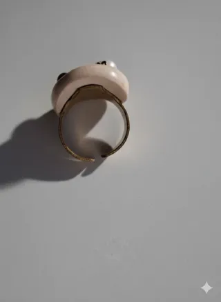 Parure THUN Emotion collana, anello perla di fiume