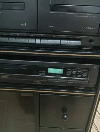 Tocadiscos Casetes y CD Philips Vinilo altavoces